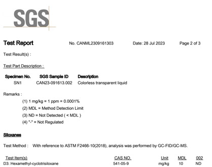 SGS測(cè)試報(bào)告